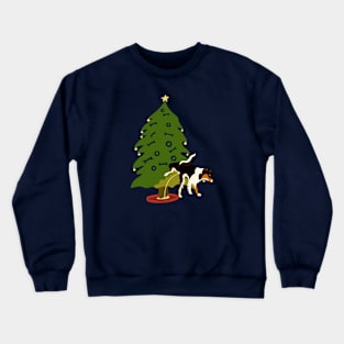 My Dog’s Own Christmas Tree - Collie! Crewneck Sweatshirt